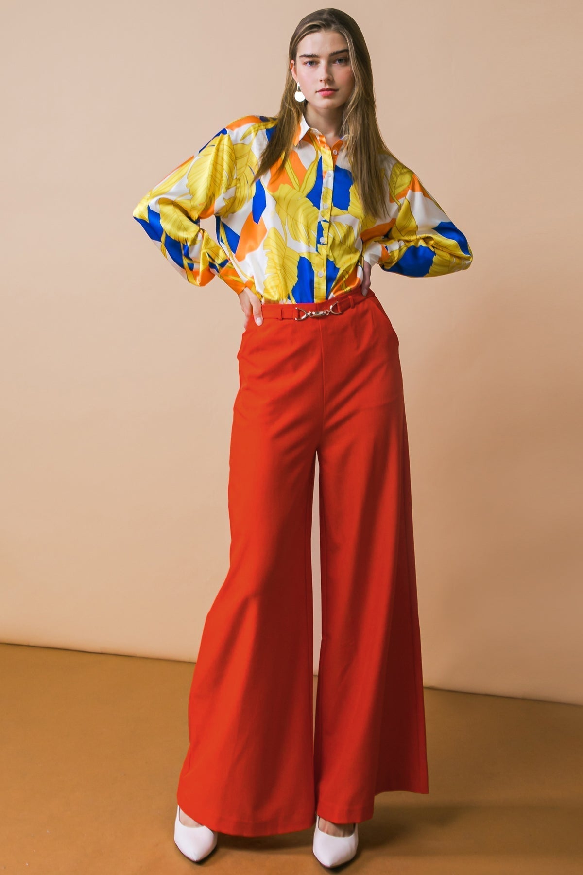 LISTEN TO HER WOVEN TOP Flying Tomato